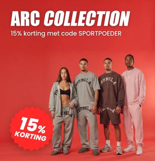 YoungLA Arc Collection · nieuwe drop · 15% korting met code SPORTPOEDER