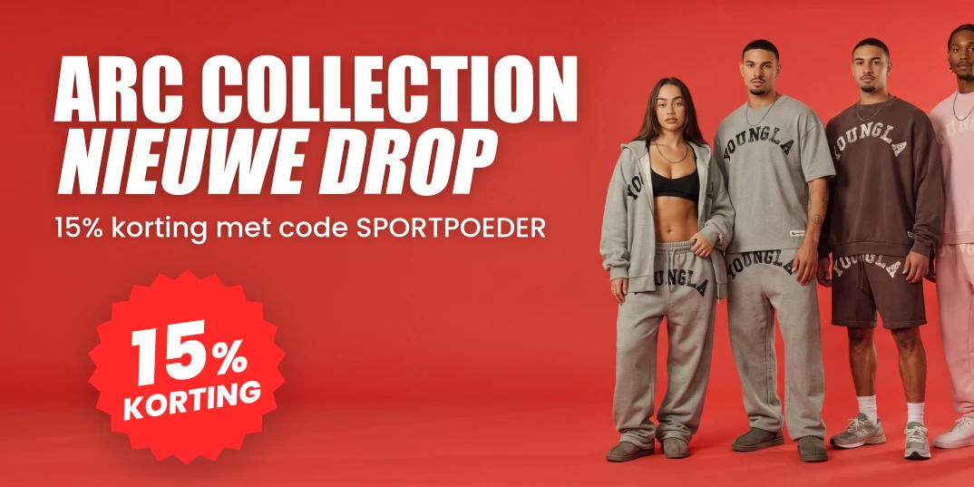 YoungLA Arc Collection · nieuwe drop · 15% korting met code SPORTPOEDER
