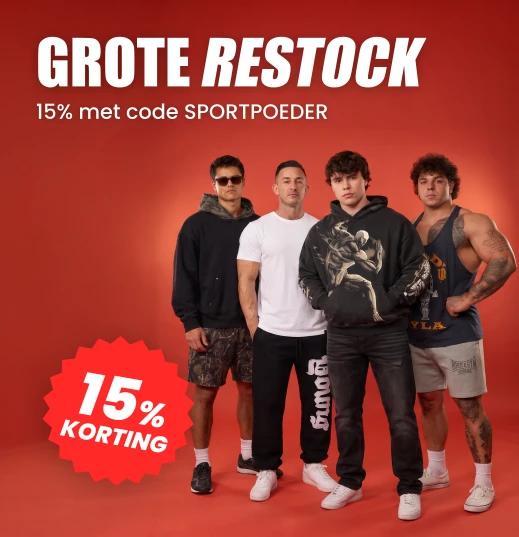 YoungLA grote restock dinsdag 15 september 21:00 · 15% korting met code SPORTPOEDER