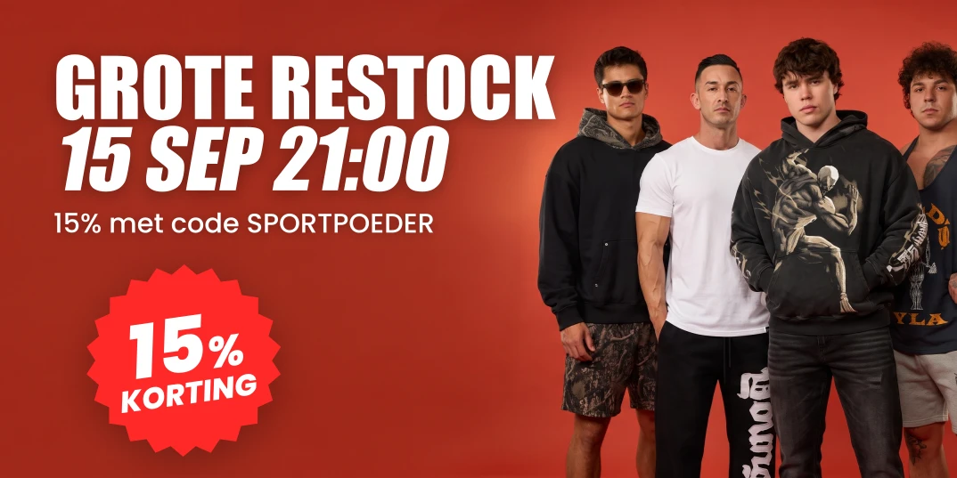 YoungLA grote restock dinsdag 15 september 21:00 · 15% korting met code SPORTPOEDER