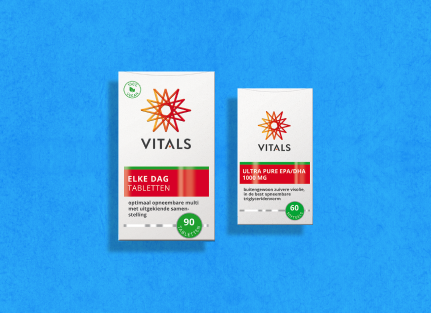 15% korting op je gehele bestelling bij Vitals