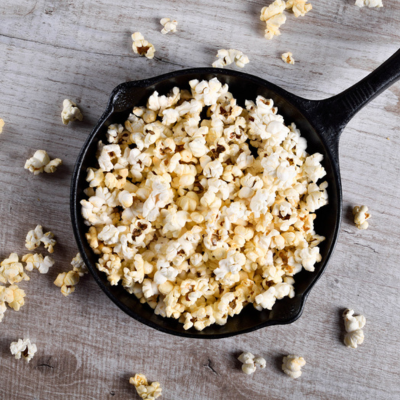 Popcorn (zelfgemaakt zonder boter)