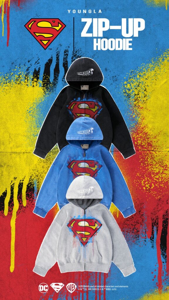 YoungLA superman Zip ups