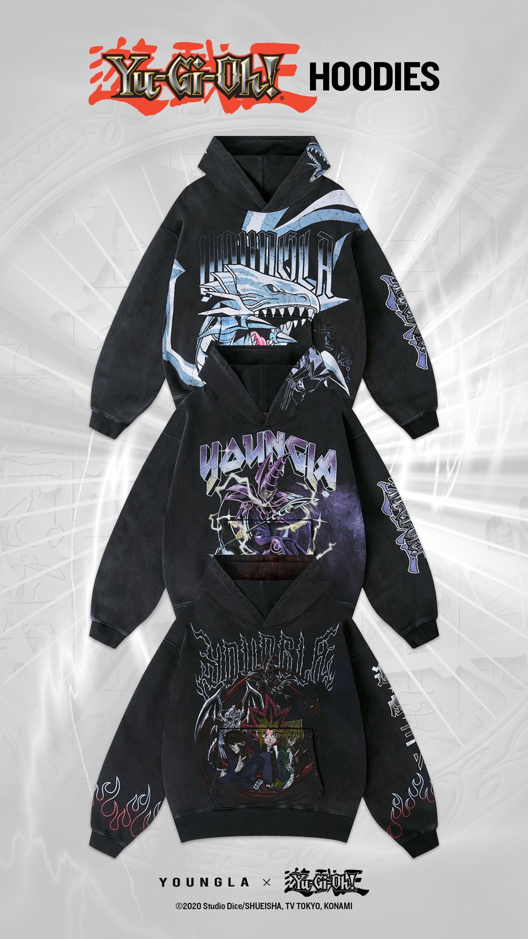 Youngla Yu Gi Oh hoodies