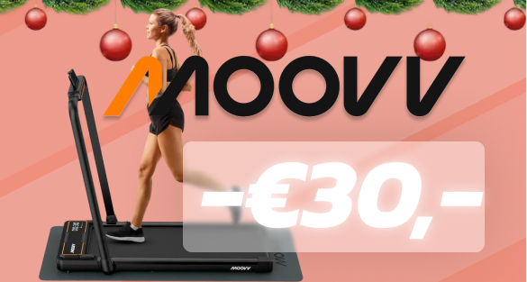 Moovv kerst deal korting loopband