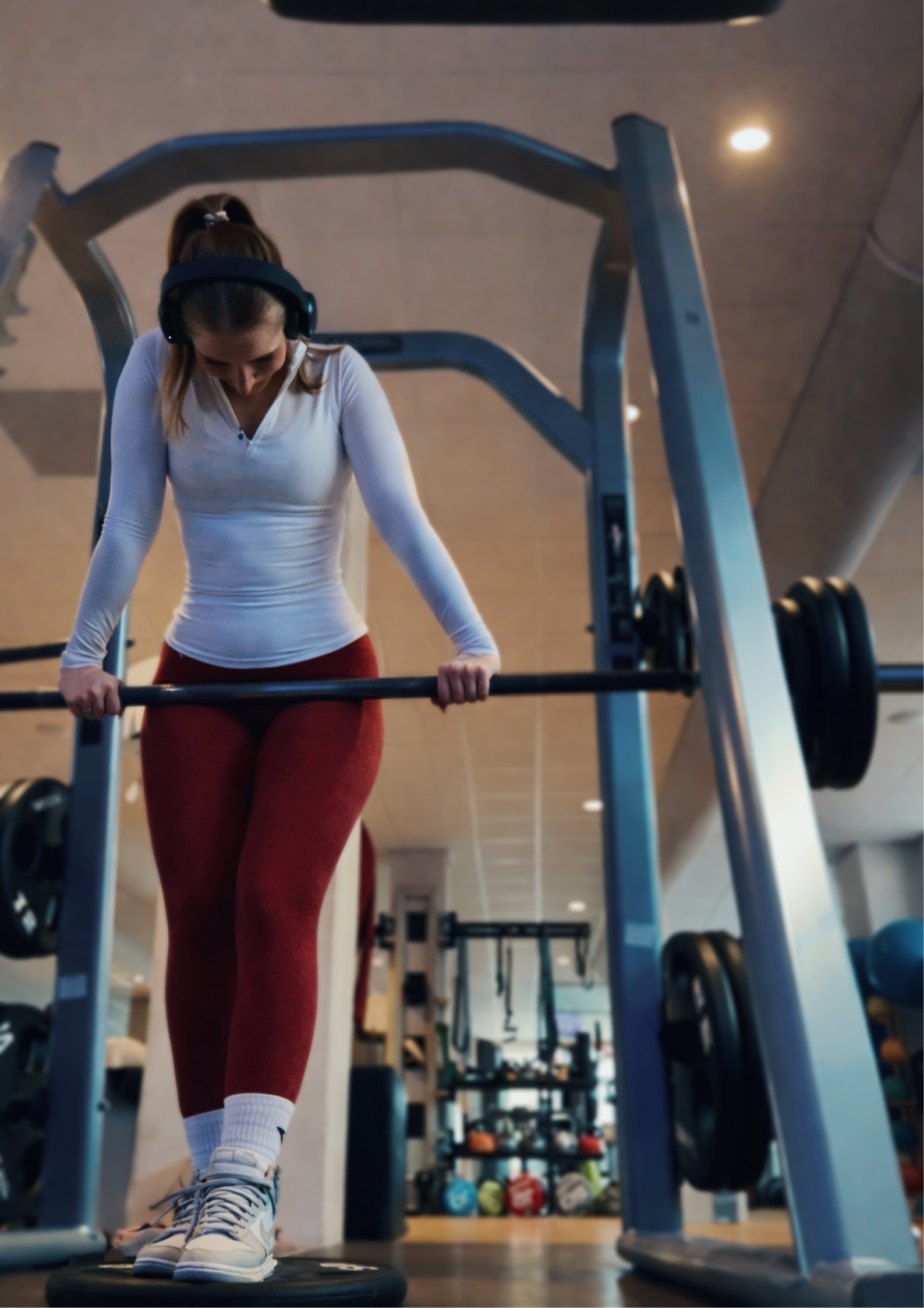 Single leg RDL's vrouw