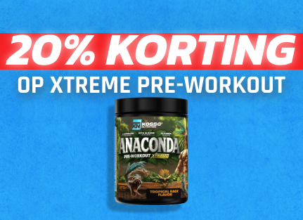 20% KORTING OP XTREME PRE-WORKOUT