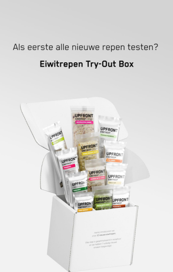 Upfront eiwitrepen try out box