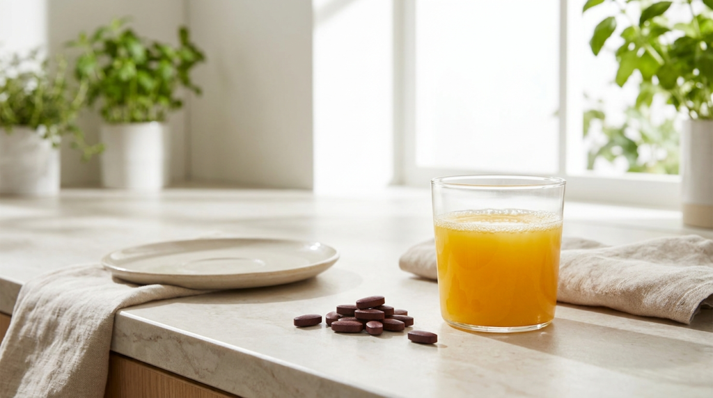 IJzersupplement met vitamine C