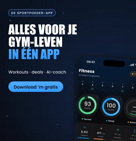 De Sportpoeder-app — alles voor je gym-leven in één app