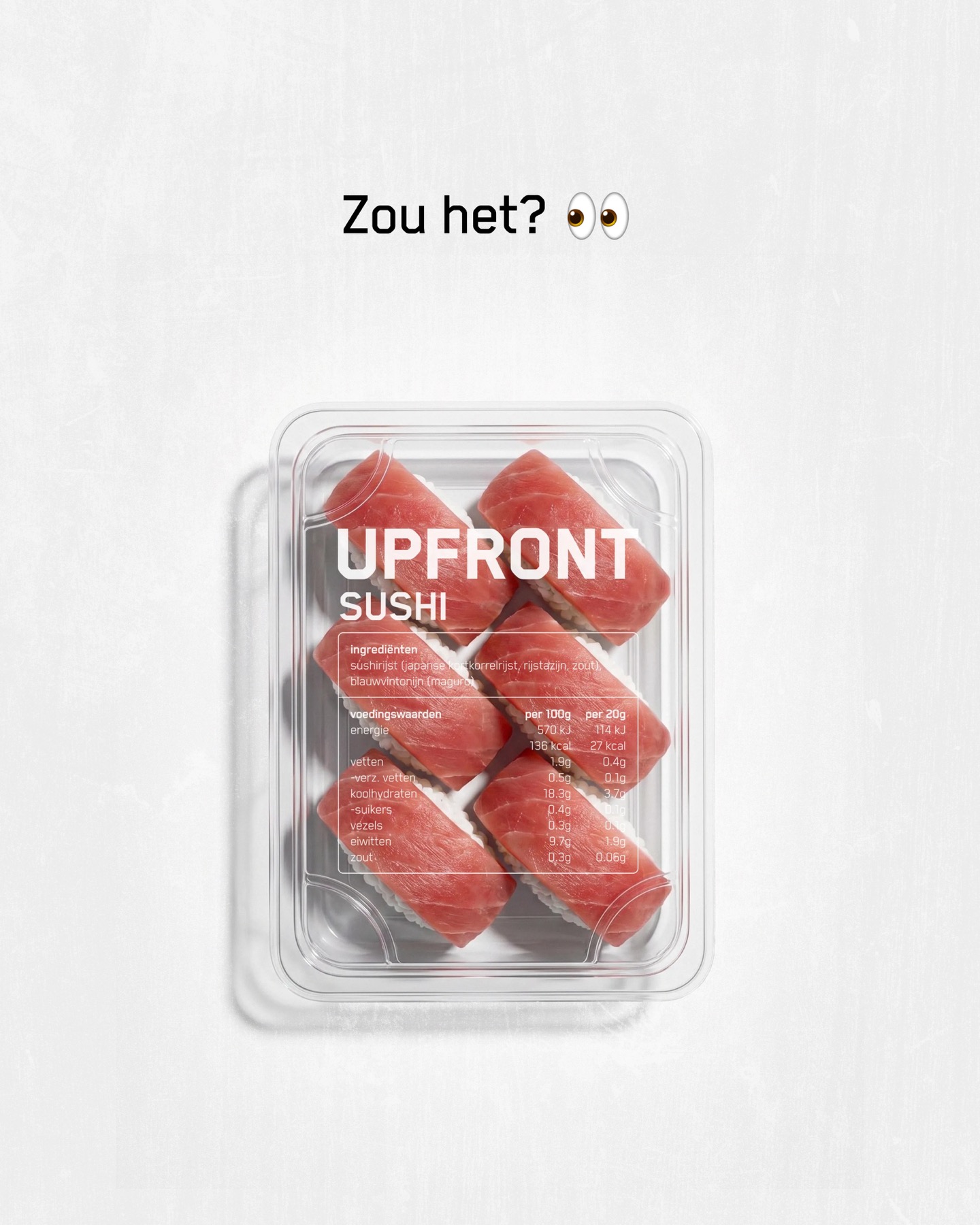 En… Upfront sushi?