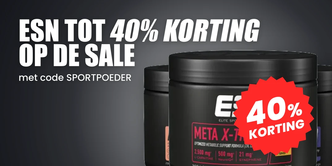 ESN-sale — tot 40% korting met code SPORTPOEDER