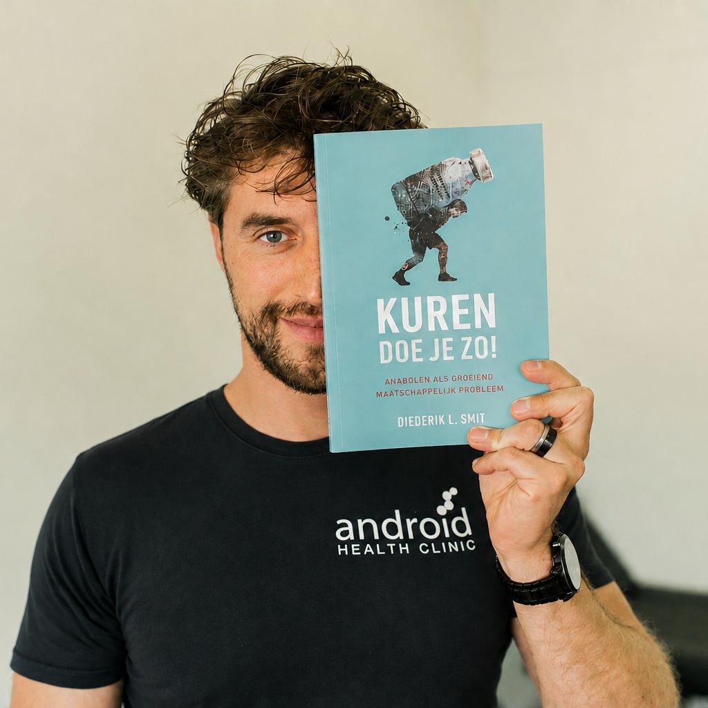 Diederik Smit met zijn boek Kuren doe je zo!
