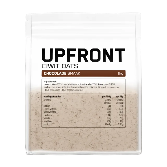 Upfront Eiwit Oats Chocolade, zak van 1 kg