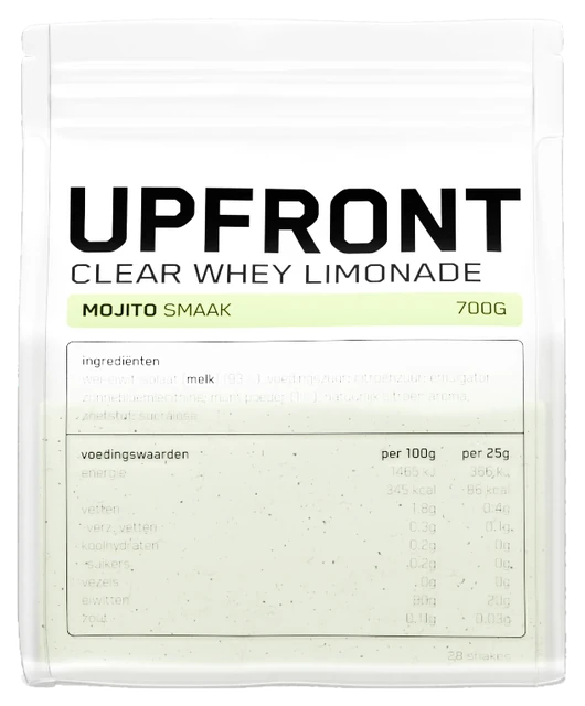 Upfront Clear Whey Limonade Mojito, zak van 700 g