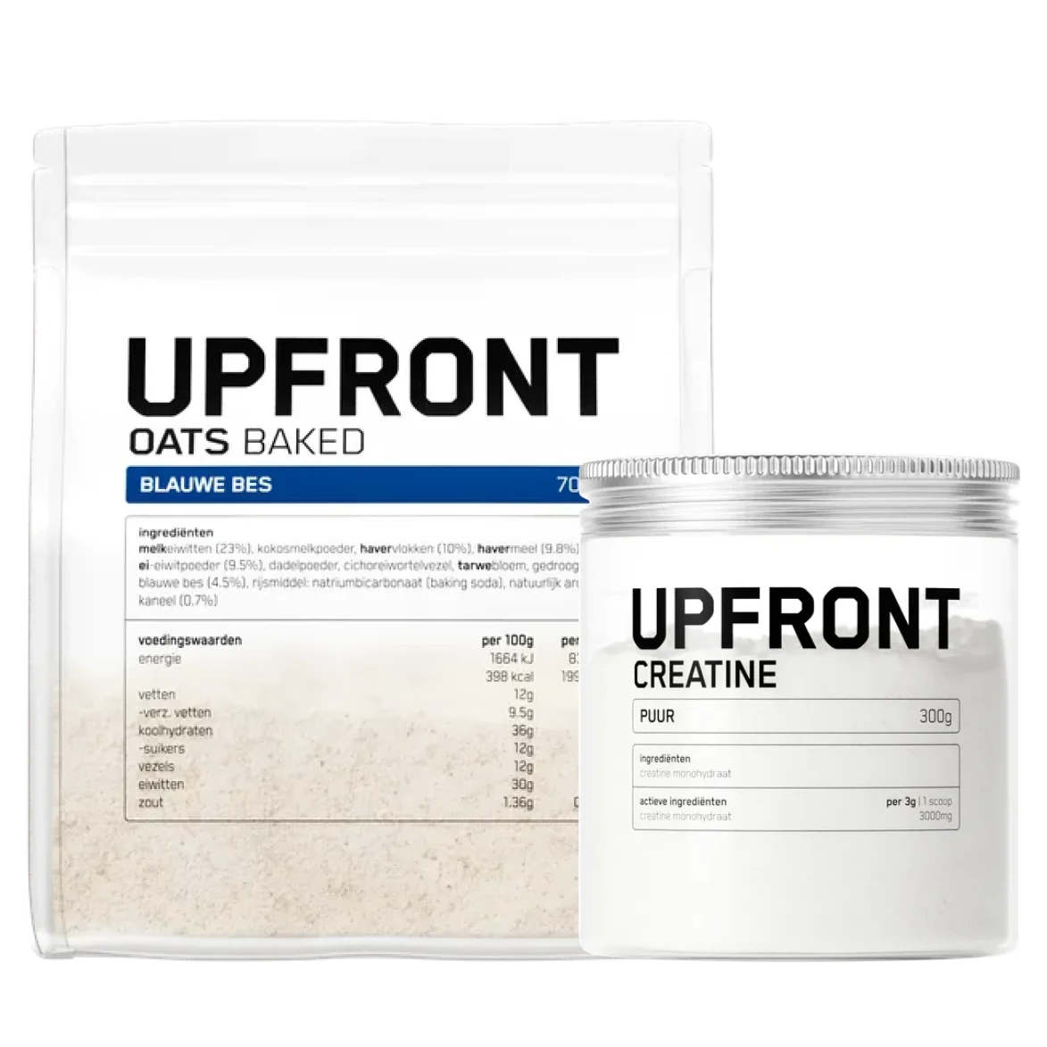 Upfront Baked Oats 2-pack + Creatine 300g