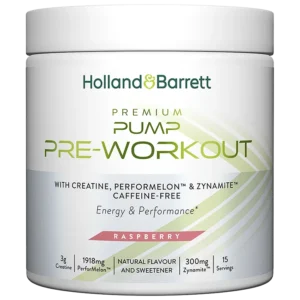 Holland & Barrett Premium Pump Pre-Workout Raspberry 300 g